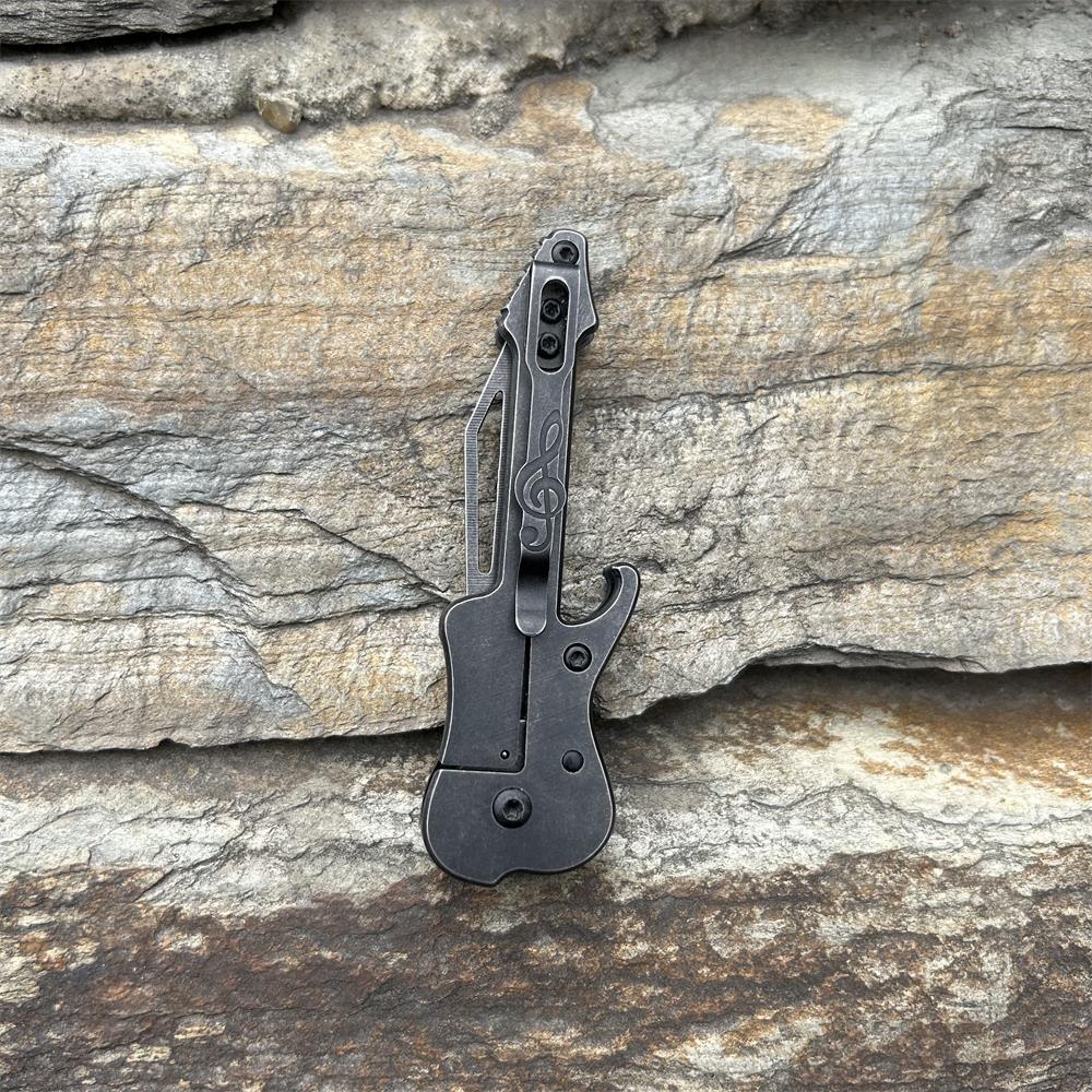 Guitar Folding Knife Tool - Tophatter Daily Deals