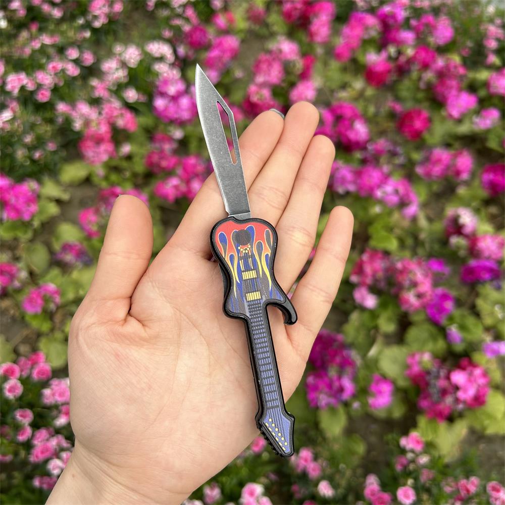 Guitar Folding Knife Tool - Tophatter Daily Deals