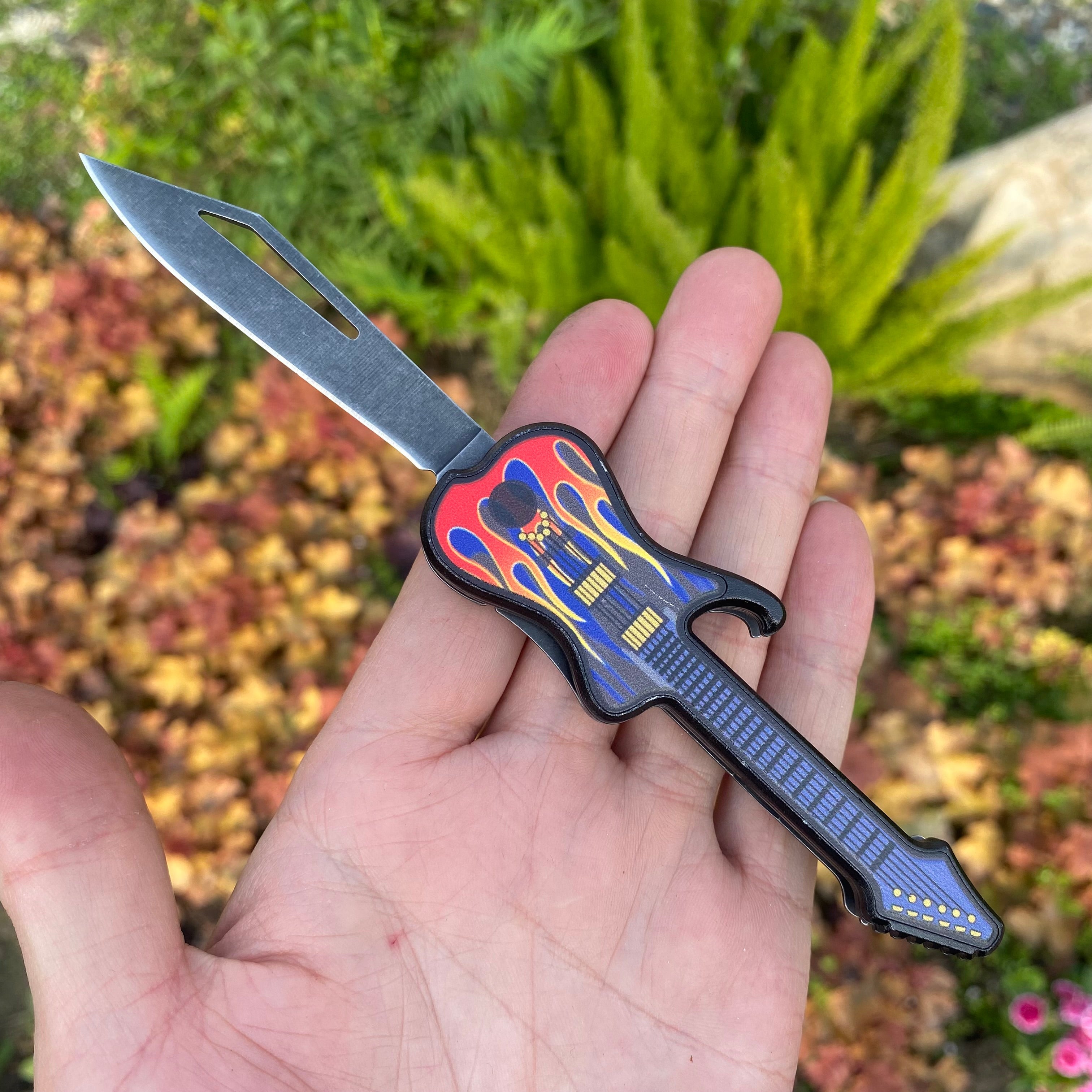 Guitar Folding Knife Tool - Tophatter Daily Deals