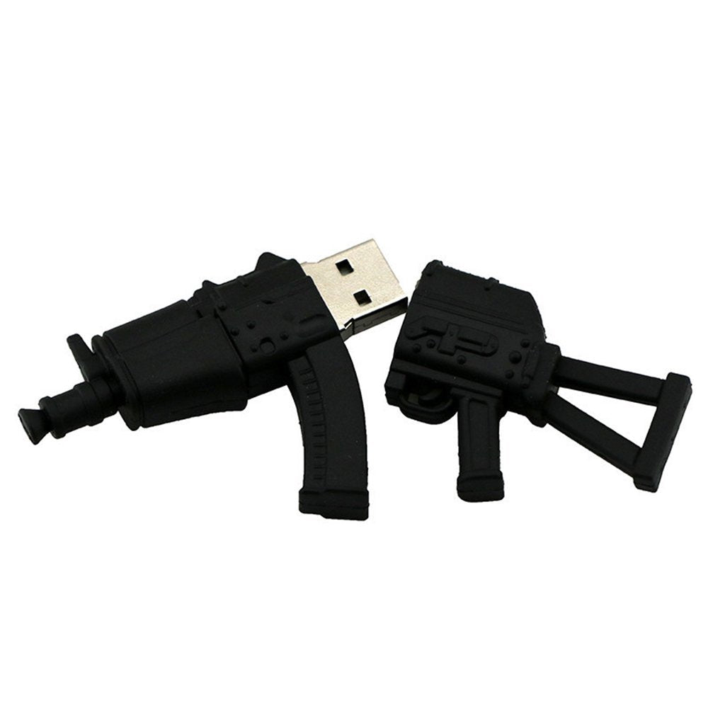 Machine Gun Shaped USB Flash Drive 2.0 Pistol, Rifle, AK, Uzi 16gb / 32gb USB Flash Drive - Tophatter Daily Deals