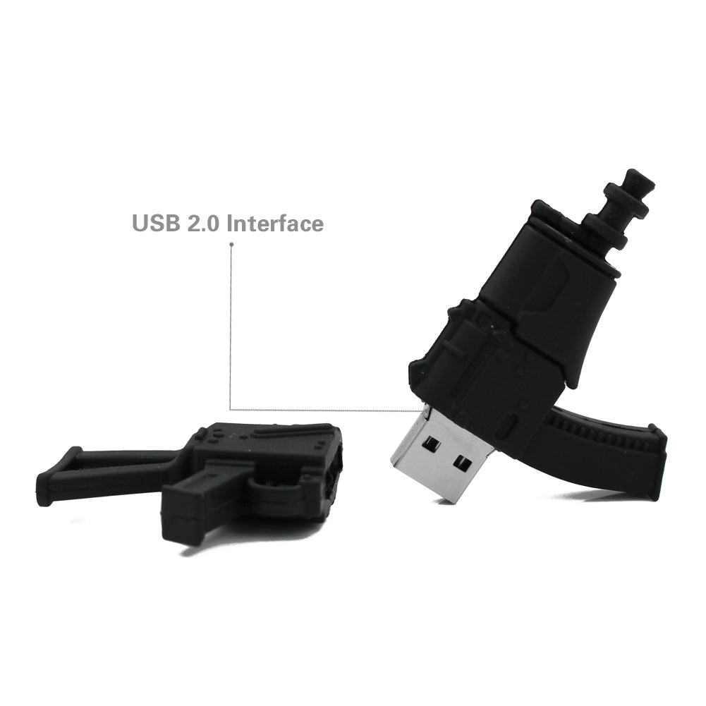 Machine Gun Shaped USB Flash Drive 2.0 Pistol, Rifle, AK, Uzi 16gb / 32gb USB Flash Drive - Tophatter Daily Deals