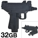 Machine Gun Shaped USB Flash Drive 2.0 Pistol, Rifle, AK, Uzi 16gb / 32gb 32GB 2.0 UZI - Double the storage for $5 more! USB Flash Drive - Tophatter Daily Deals