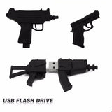 Machine Gun Shaped USB Flash Drive 2.0 Pistol, Rifle, AK, Uzi 16gb / 32gb USB Flash Drive - Tophatter Daily Deals