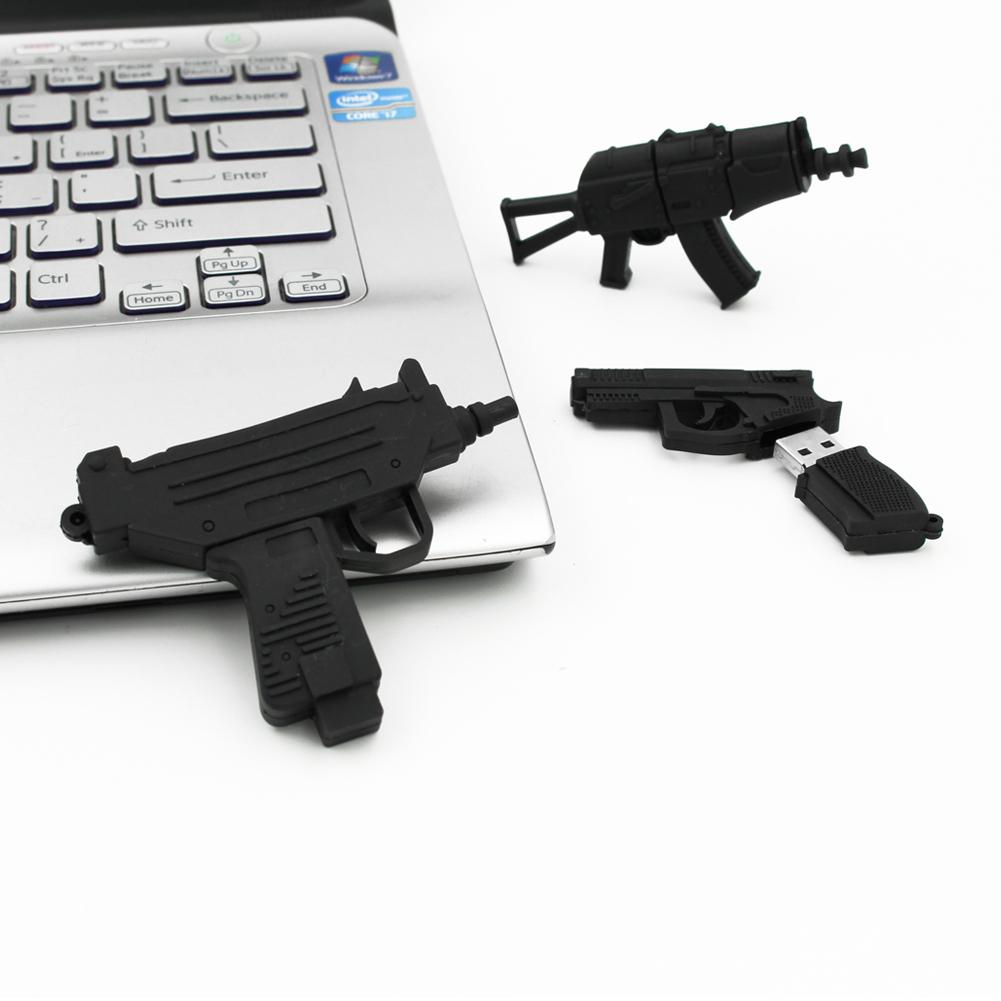 Machine Gun Shaped USB Flash Drive 2.0 Pistol, Rifle, AK, Uzi 16gb / 32gb USB Flash Drive - Tophatter Daily Deals