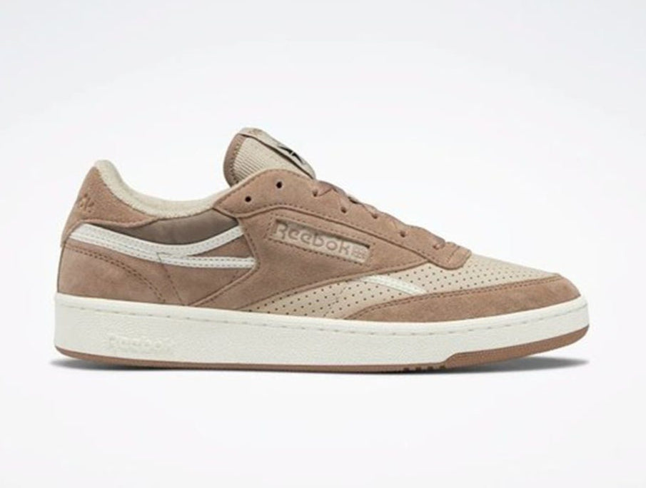 Reebok Men's Club C 85 Vintage Shoes - Taupe/Modbei/Chalk Taupe Modbei Chalk Footwear - Tophatter Daily Deals
