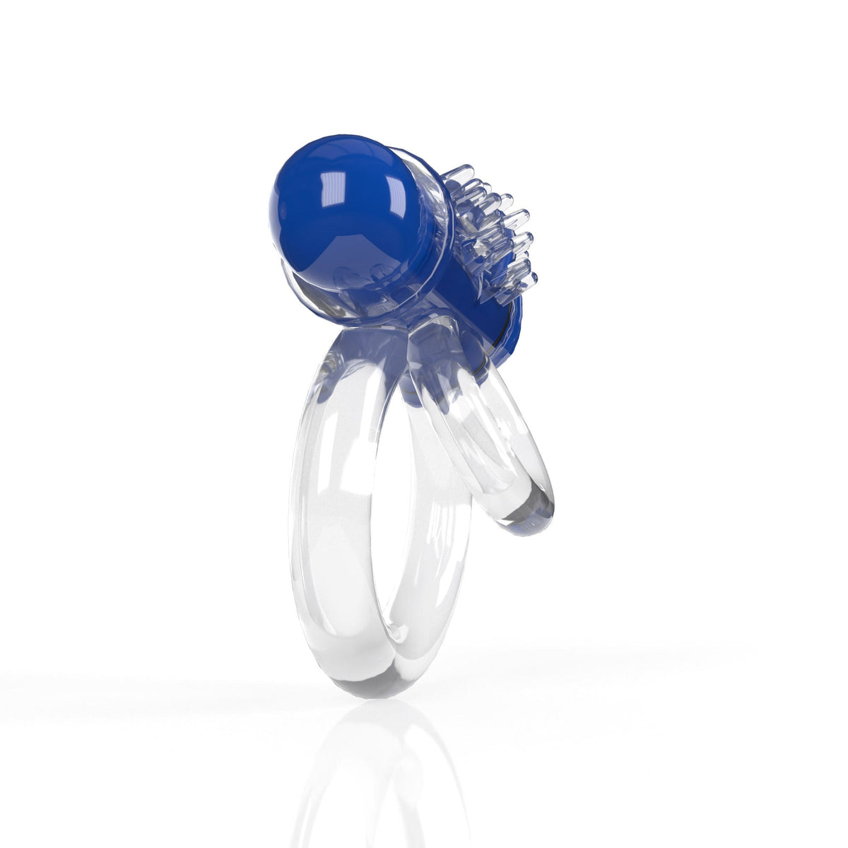 Screaming O 4T DoubleO 6 Blueberry – Super Powered Vibrating Double Ring > Cock Ring > Vibrating - Tophatter Daily Deals