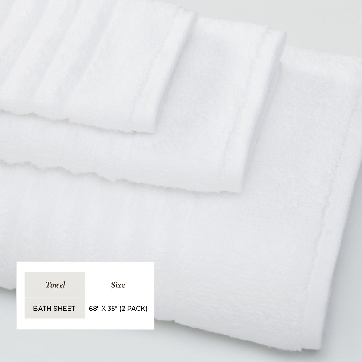 Luxury Combed Cotton Bath Towel Set - Karina Collection Bath - Tophatter Daily Deals