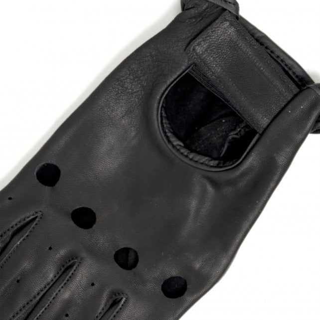 Hot Leathers Full Finger Leather Driving Gloves Unlined Gloves - Tophatter Daily Deals