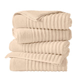 Luxury Combed Cotton Bath Towel Set - Karina Collection Bath Towel (Pack of 4) Dune Bath - Tophatter Daily Deals