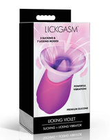 Licking Violet – Suction and Licking Vibrator with 10 Modes > Sex Toys For Ladies > Air Pulsation - Tophatter Daily Deals