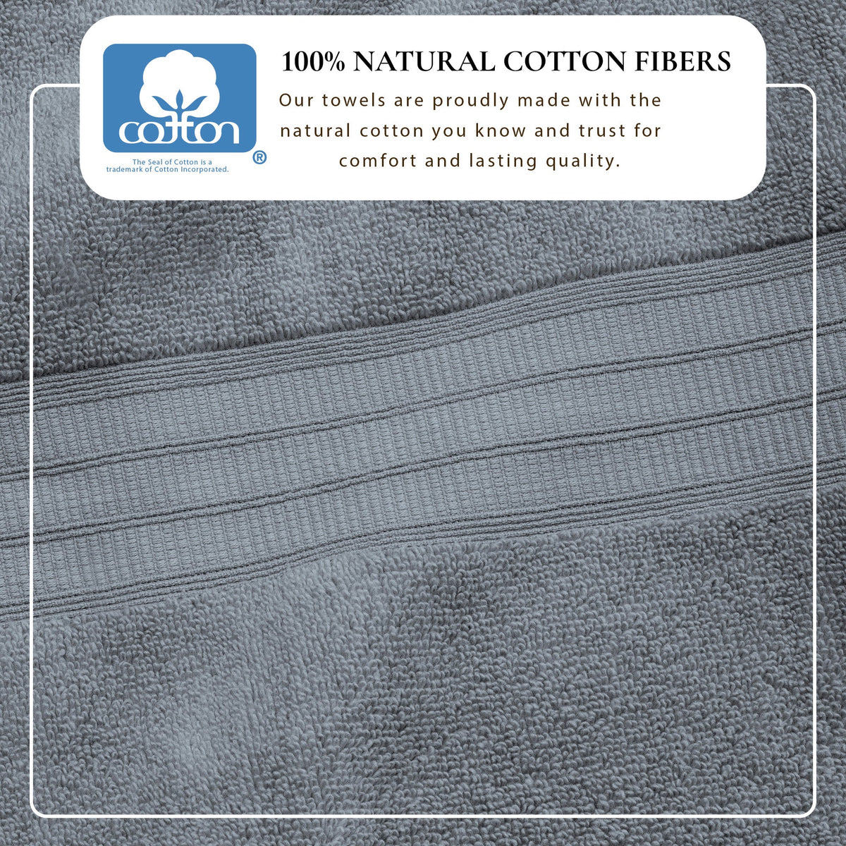 100% Cotton Premium Bath Towel Set - Chiara Collection Bath - Tophatter Daily Deals