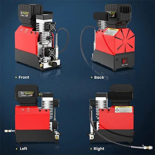GX E-L2 18V/220V PCP COMPRESSOR WITH BATTERY - Tophatter's Army Deals ACCESSORIES - Tophatter Daily Deals