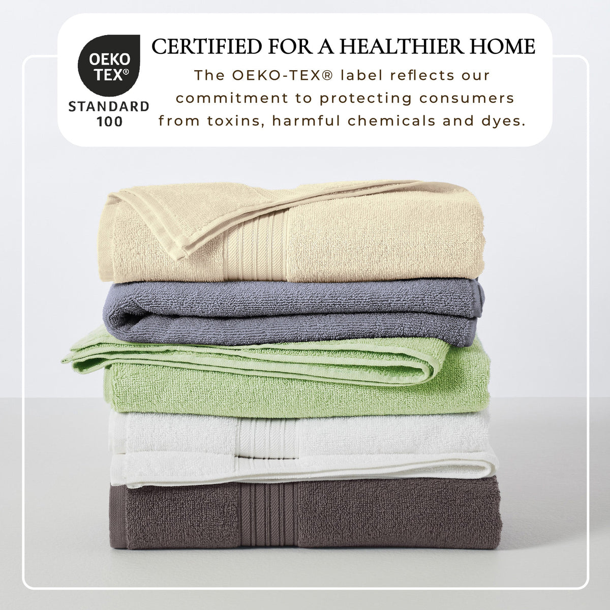 Cotton Terry Bath Towel Set - Cooper Collection Bath - Tophatter Daily Deals