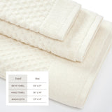 Cotton Diamond Waffle Weave Bath Towel Set - Grayson Collection Bath - Tophatter Daily Deals