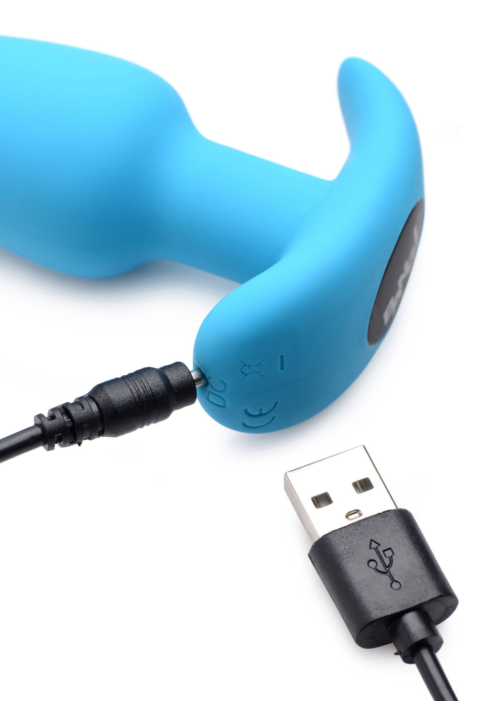 Remote Control Silicone Butt Plug 21X Vibrating Blue > Anal Range > Vibrating Butt Plugs - Tophatter Daily Deals