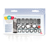 Try-Curious Cock Ring and Sleeve Set Clear – 15 Piece TPR Cock Ring and Sleeve Kit > Cock Ring > Sets - Tophatter Daily Deals