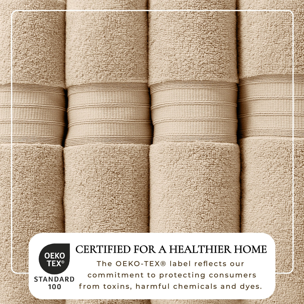 100% Cotton Premium Bath Towel Set - Chiara Collection Bath - Tophatter Daily Deals