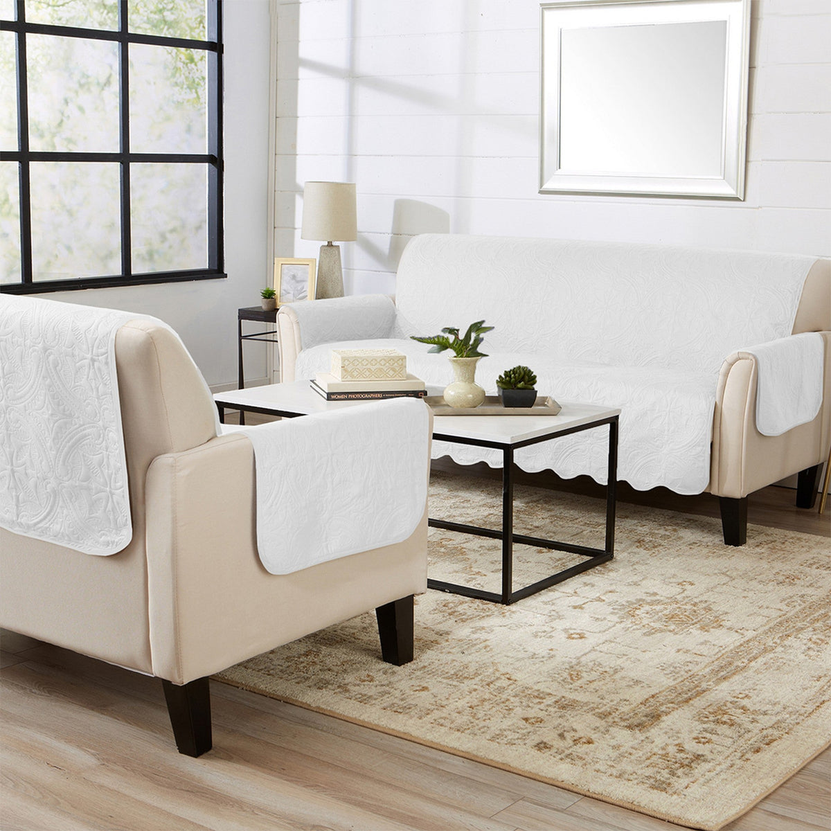 Medallion Solid Furniture Protector - Elenor Collection Furniture & Decor - Tophatter Daily Deals