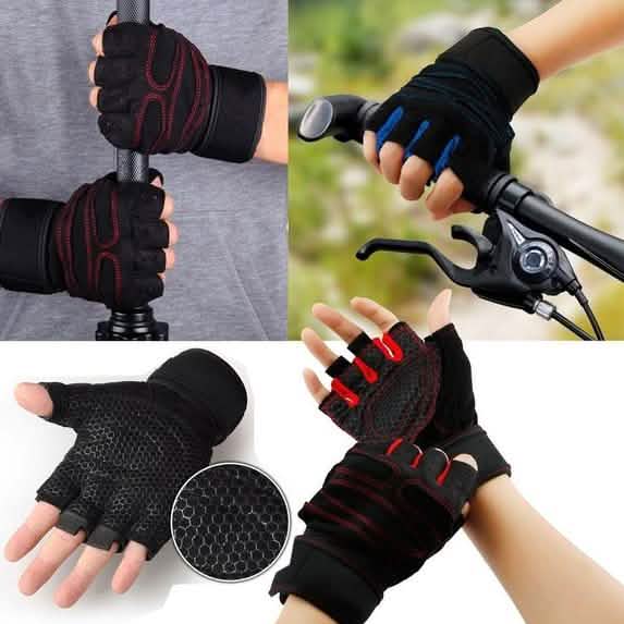 Gym Fitness Gloves Anti-Skid Weight Lifting for Sport Fitness & Exercise - Tophatter Daily Deals