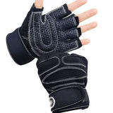 Gym Fitness Gloves Anti-Skid Weight Lifting for Sport White Fitness & Exercise - Tophatter Daily Deals