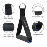 D-handles Gym - Heavy Duty Multi Gym Cable Machine Stirrup Handle Bar Exercise & Fitness - Tophatter Daily Deals