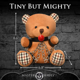 Master Series Gagged Bondage Bear Plush Toy > Novelties > Gag Gifts - Tophatter Daily Deals