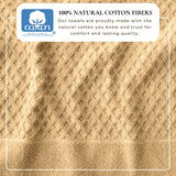 Cotton Diamond Waffle Weave Bath Towel Set - Grayson Collection Bath - Tophatter Daily Deals