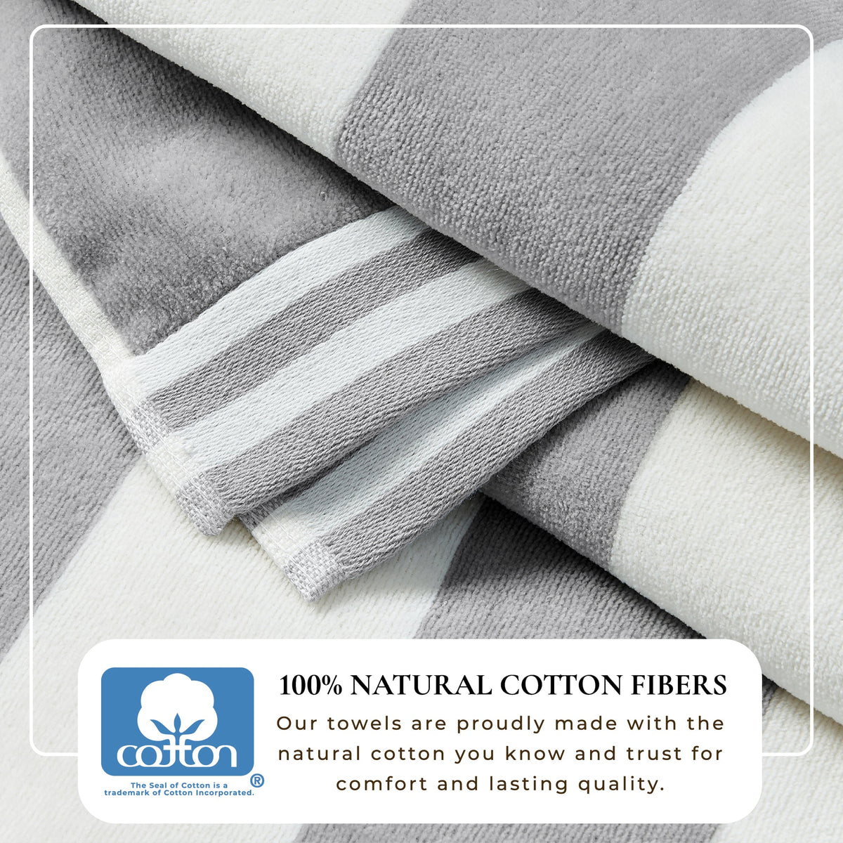 Striped Cabana Beach Towel - Edgartown Collection Bath - Tophatter Daily Deals