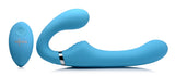 Mighty Rider 10X Strapless Strap-On Blue with Remote Control > Dildos > Strapless Strap Ons - Tophatter Daily Deals