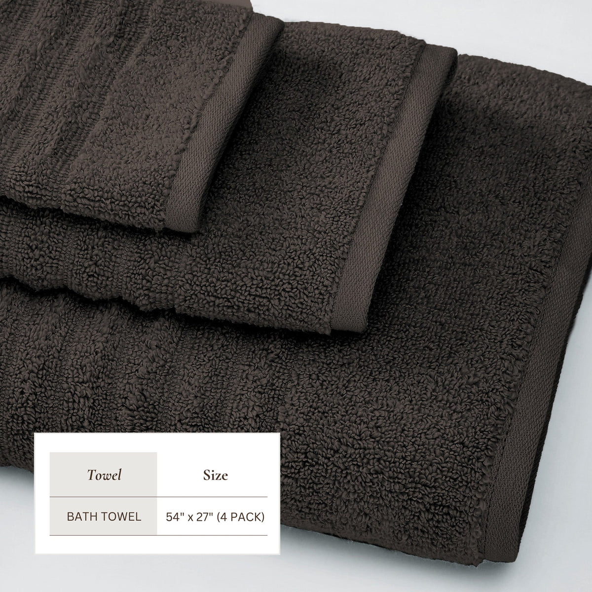 Luxury Combed Cotton Bath Towel Set - Karina Collection Bath - Tophatter Daily Deals