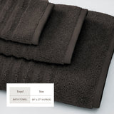 Luxury Combed Cotton Bath Towel Set - Karina Collection Bath - Tophatter Daily Deals