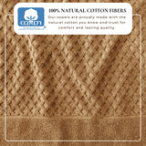 Cotton Diamond Waffle Weave Bath Towel Set - Grayson Collection Bath - Tophatter Daily Deals