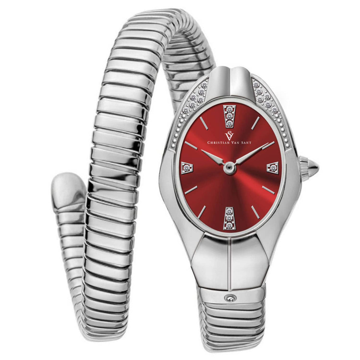 Christian Van Sant Women's Naga // CV0883 Red Watches - Tophatter Daily Deals