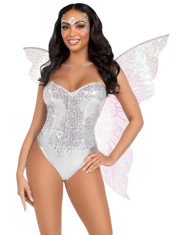 Leg Avenue Strapless Fairy Wings – Iridescent Costume Accessory > Clothes > Costumes > Womens - Tophatter Daily Deals