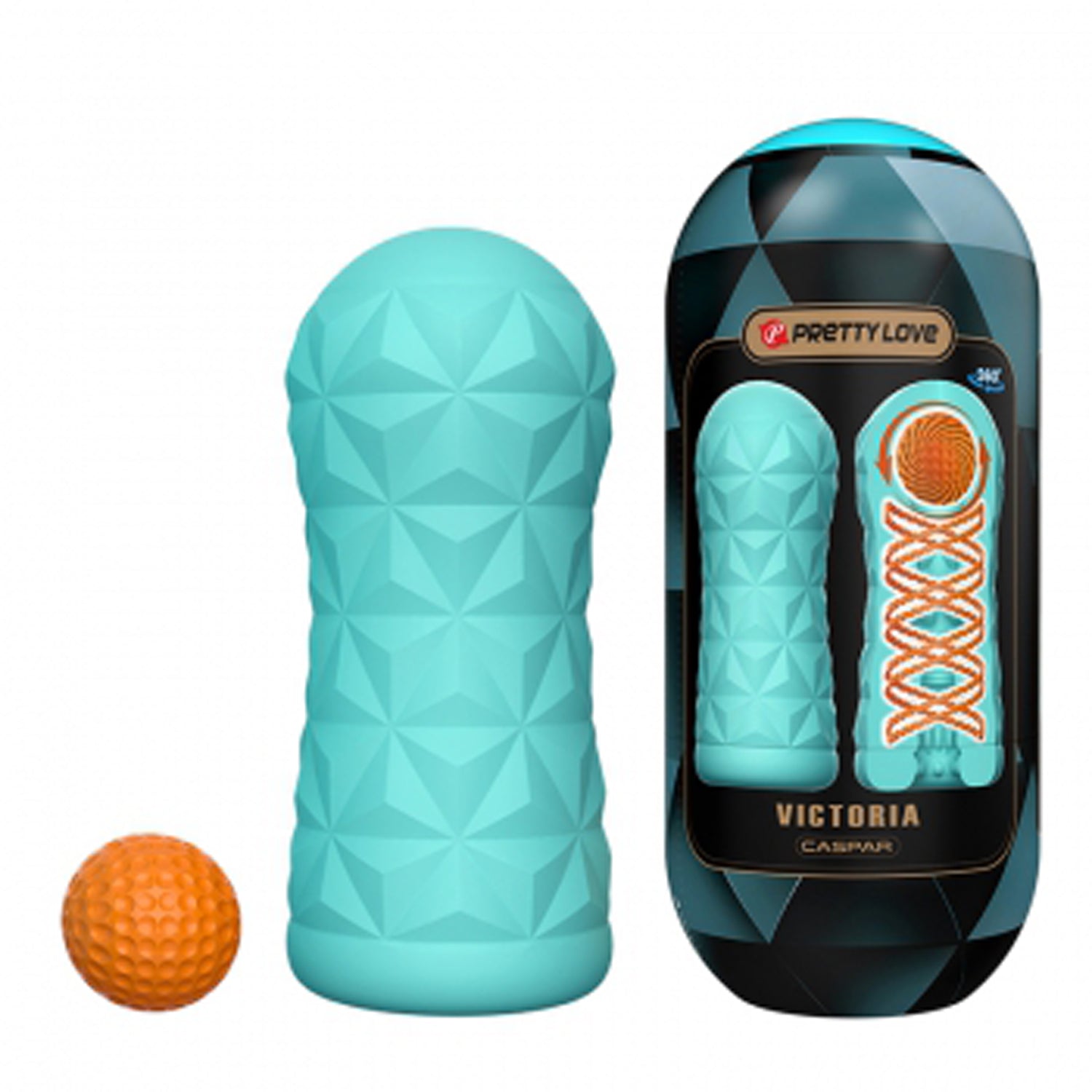Victoria Masturbator Sleeve – Reusable Stimulation Sleeve with Coil and Ball > Sex Toys For Men > Masturbators Cup - Tophatter Daily Deals
