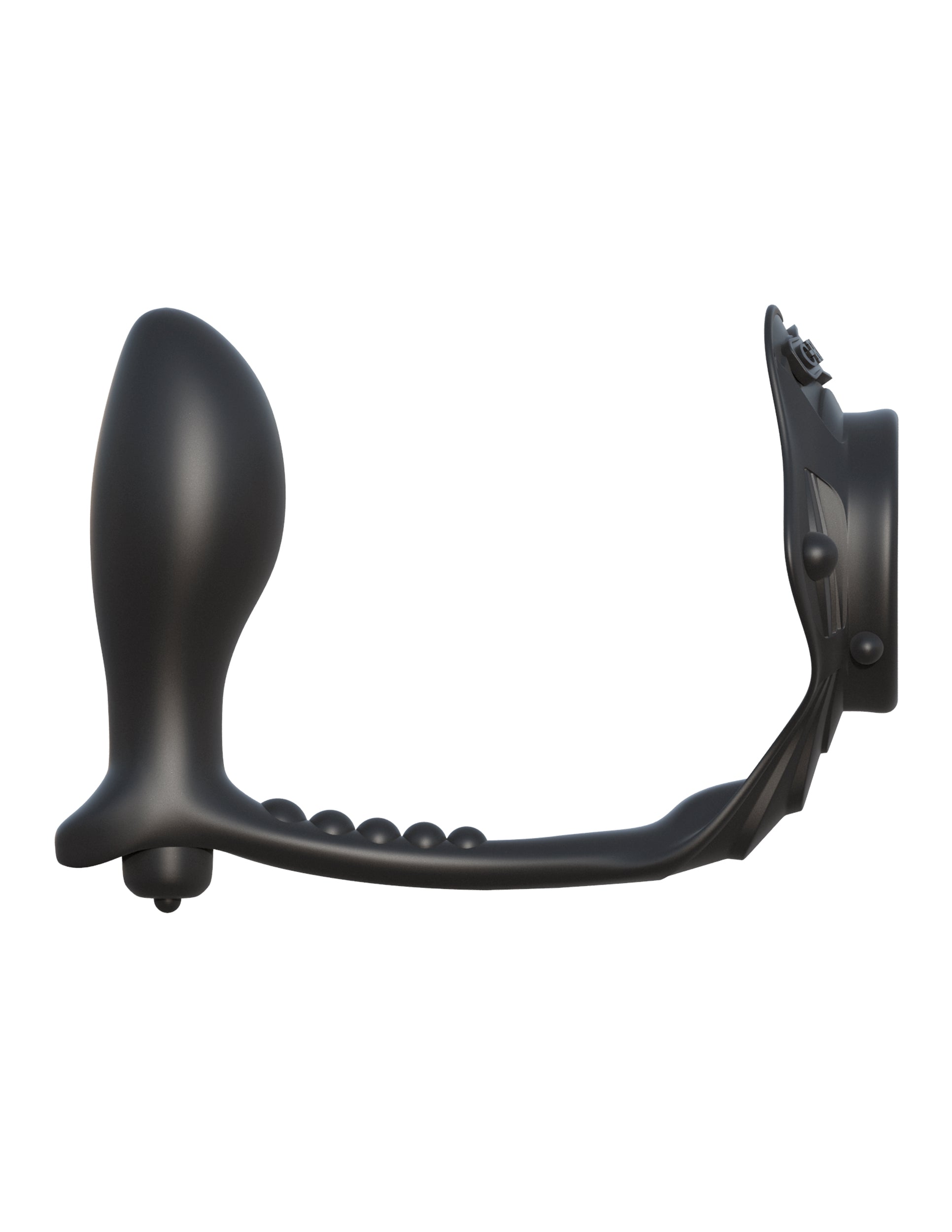 Fantasy Silicone Rock Hard Ass Gasm Performance C-Ring Black > Anal Range > Prostate Plugs - Tophatter Daily Deals