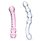 Glas Double Pleasure 6 Inch and 7.5 Inch Two-Piece Glass Dildo Set > Glass > Dildos - Tophatter Daily Deals