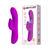 Rechargeable Anthony – Silicone Clit Suction Rabbit Vibrator With Curved Shaft And Thicker Tip > Vibrators > Ladies > Rabbit Multi - Tophatter Daily Deals