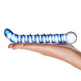 Mr Swirly 6.5 Inch Glass G-Spot Dildo for Intimate Pleasure > Glass > Dildos - Tophatter Daily Deals