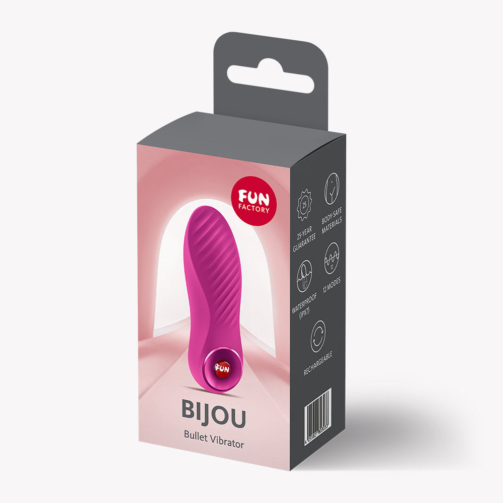 Fun Factory Bijou (Magenta) – USB-C Rechargeable Compact Bullet Vibrator > Vibrators > Mini Vibrators - Tophatter Daily Deals