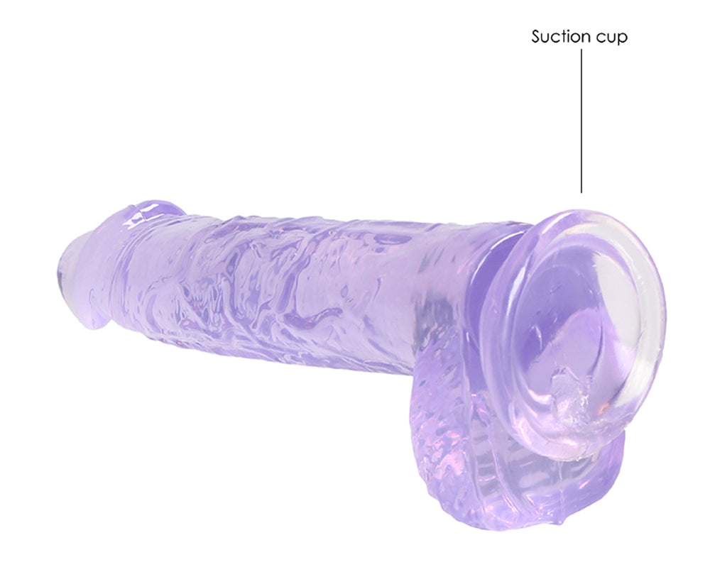 REALROCK 6'' Realistic Dildo With Balls - 15.2 cm Dong, Purple > Dildos > Realistic Dildos - Tophatter Daily Deals