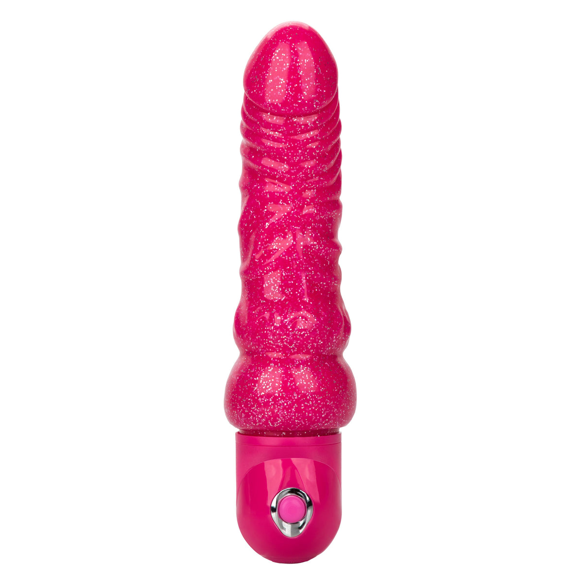 Naughty Bits Lady Boner Bendable Personal Vibrator Pink Glitter 10 Function Waterproof > Vibrators > Realistic Vibrators - Tophatter Daily Deals