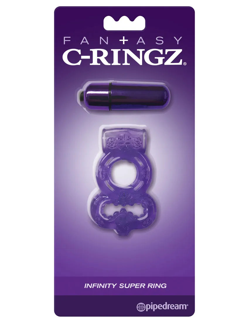 Fantasy C-Ringz Infinity Super Ring (Purple) – Vibrating Cock Ring > Cock Ring > Vibrating - Tophatter Daily Deals
