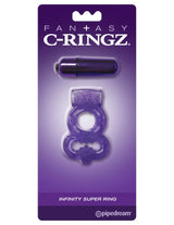Fantasy C-Ringz Infinity Super Ring (Purple) – Vibrating Cock Ring > Cock Ring > Vibrating - Tophatter Daily Deals
