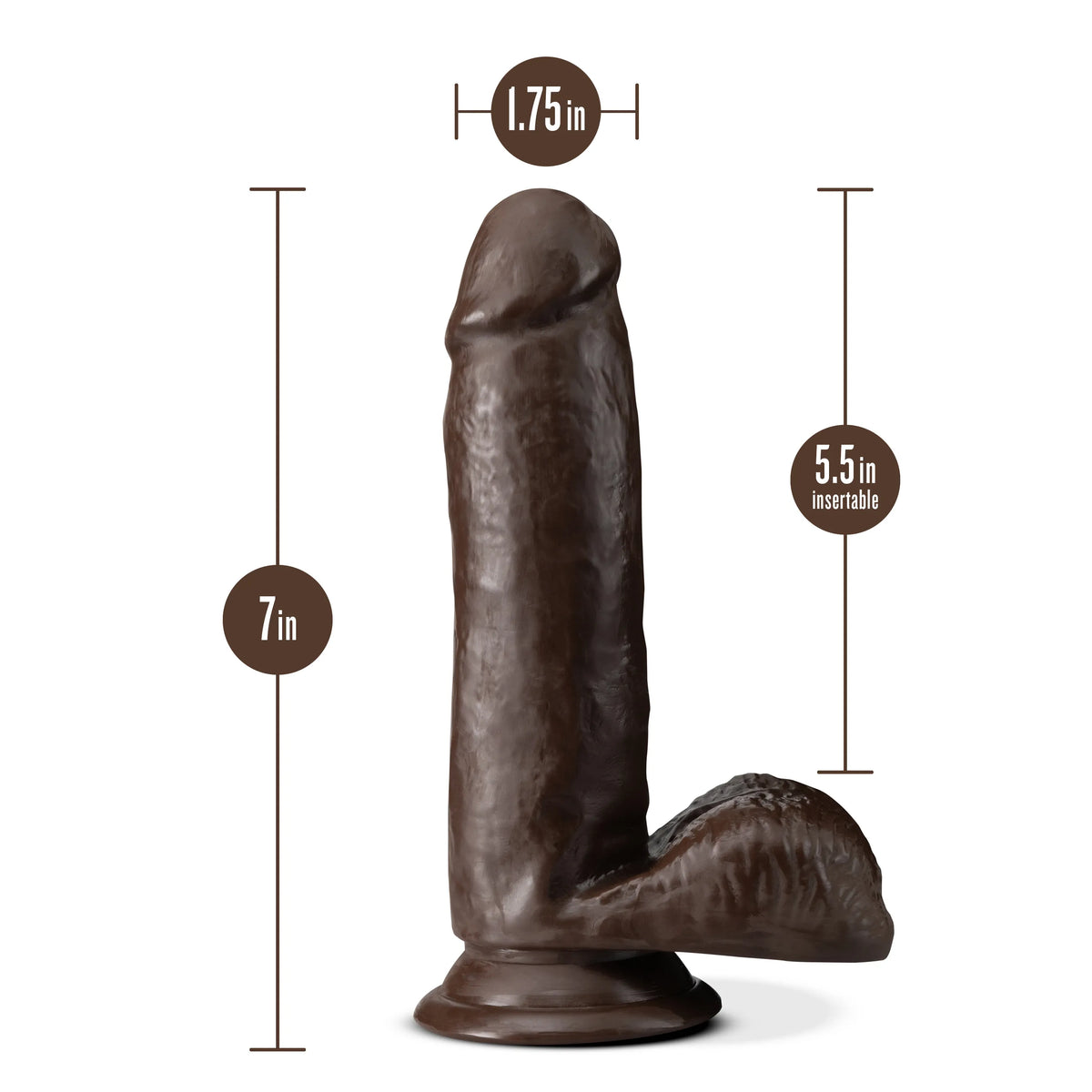 Dr. Skin Plus 7 Inch Posable Dildo with Balls > Dildos > Realistic Dildos - Tophatter Daily Deals