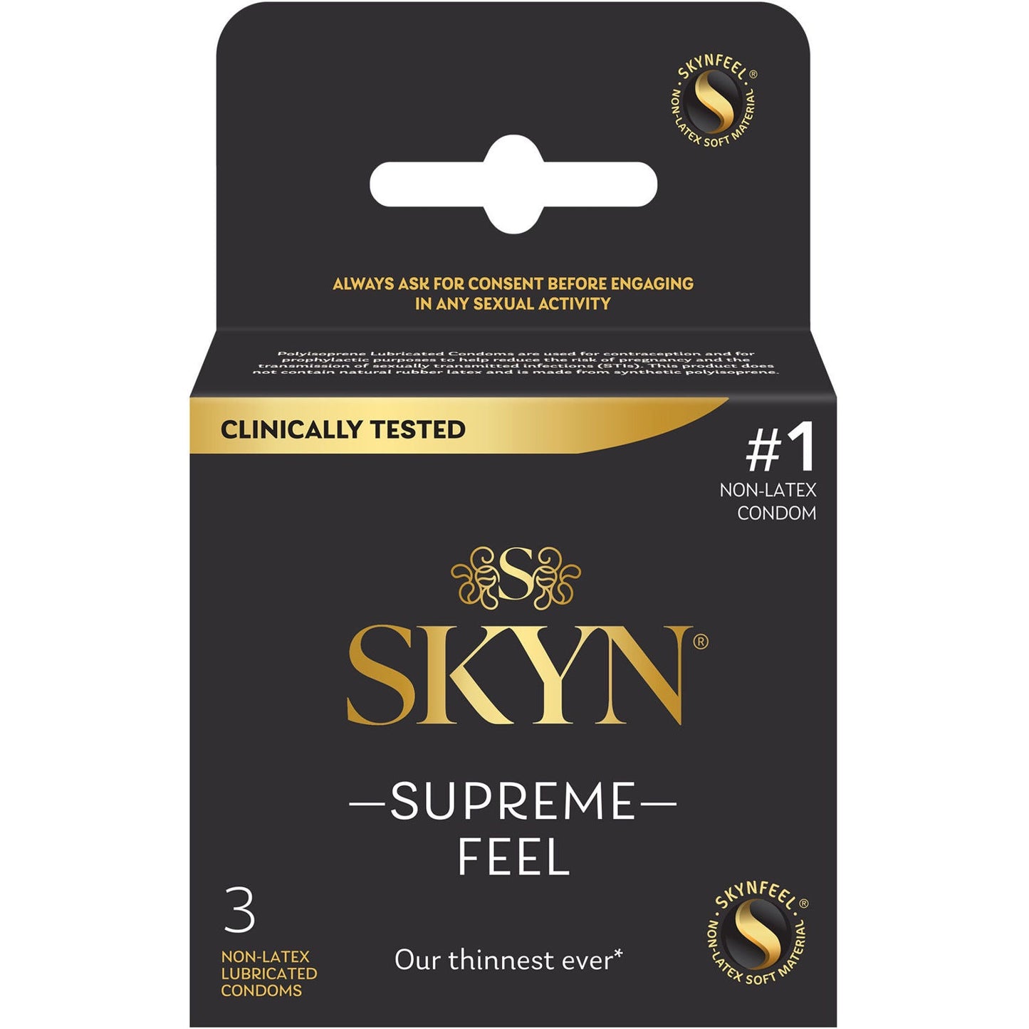 Skyn Supreme Feel 3 Count Condoms > Essentials > Condoms - Tophatter Daily Deals