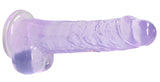 Realrock Crystal Clear (Transparent) – 8 Inch Realistic Dildo with Balls > Dildos > Realistic Dildos - Tophatter Daily Deals