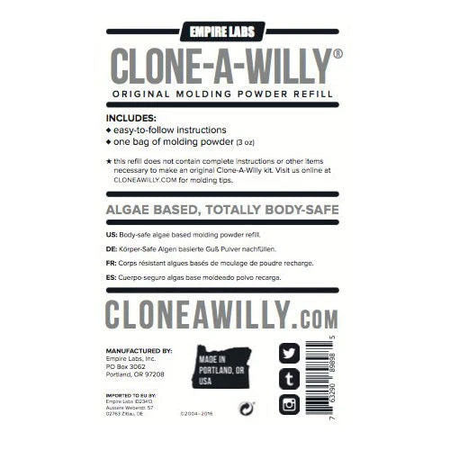 Clone-A-Willy Molding Powder Refill > Dildos > Mould Your Own Kits - Tophatter Daily Deals