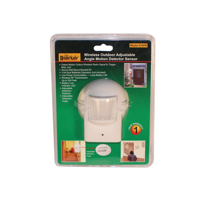 Outdoor HomeSafe Wireless Motion Sensor - Tophatter Daily Deals