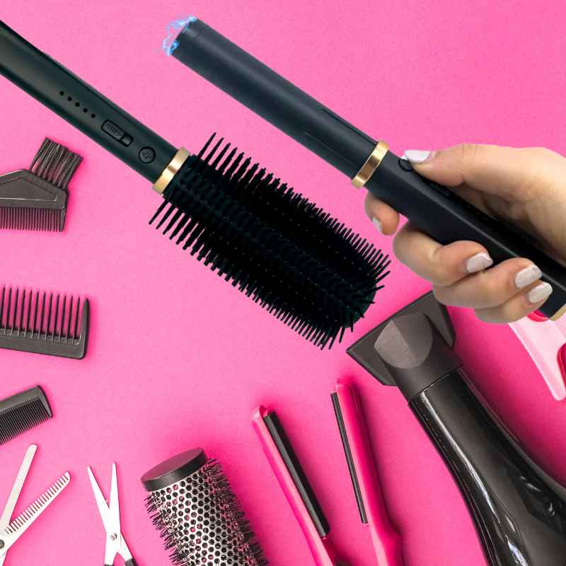 Hair Fryer Brush Stun Gun Stun Guns - Tophatter Daily Deals